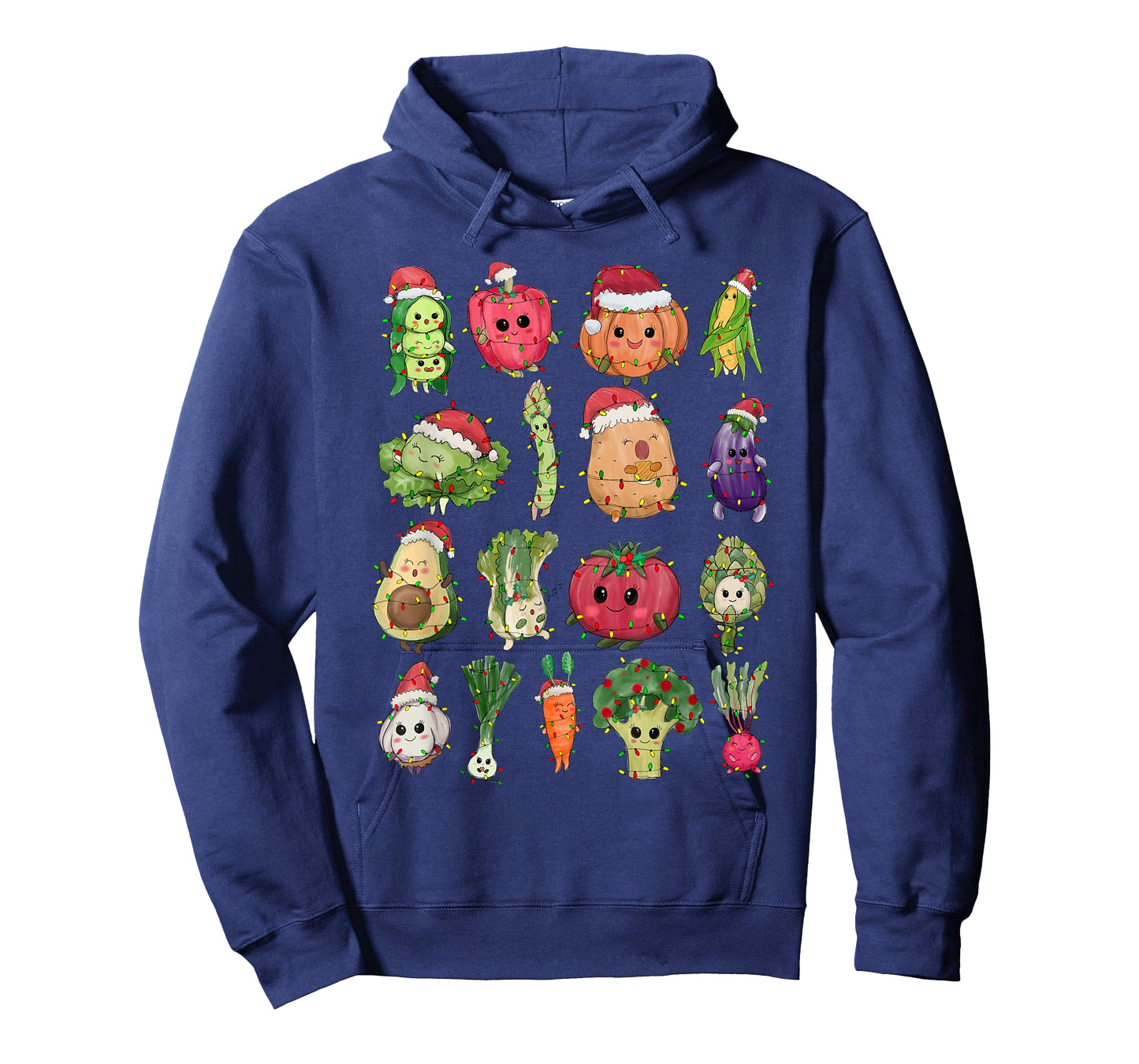 Christmas Lunch Lady Vegetable Food Christmas Tree Funny Xmas Vegan T-Shirt - Women's Black Small Fitted Short Sleeve T-Shirt