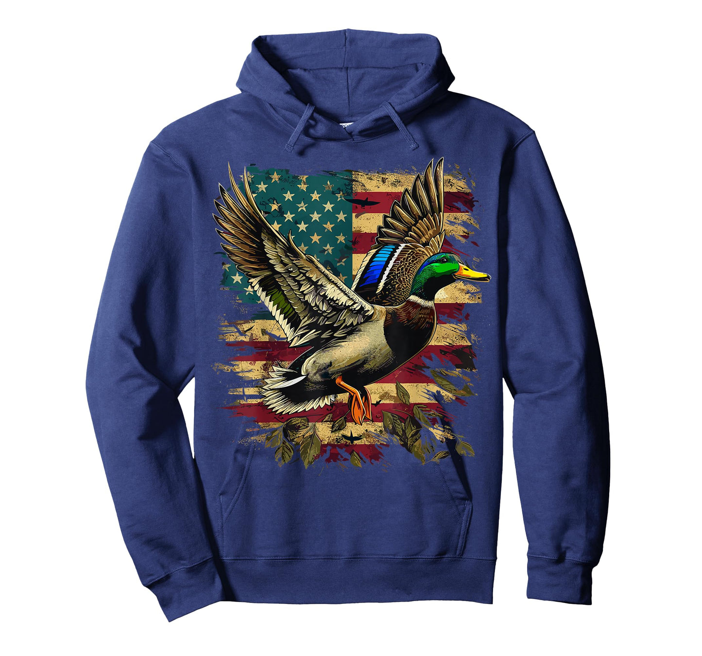 Duck Hunter American Flag Waterfowl Hunting T-Shirt