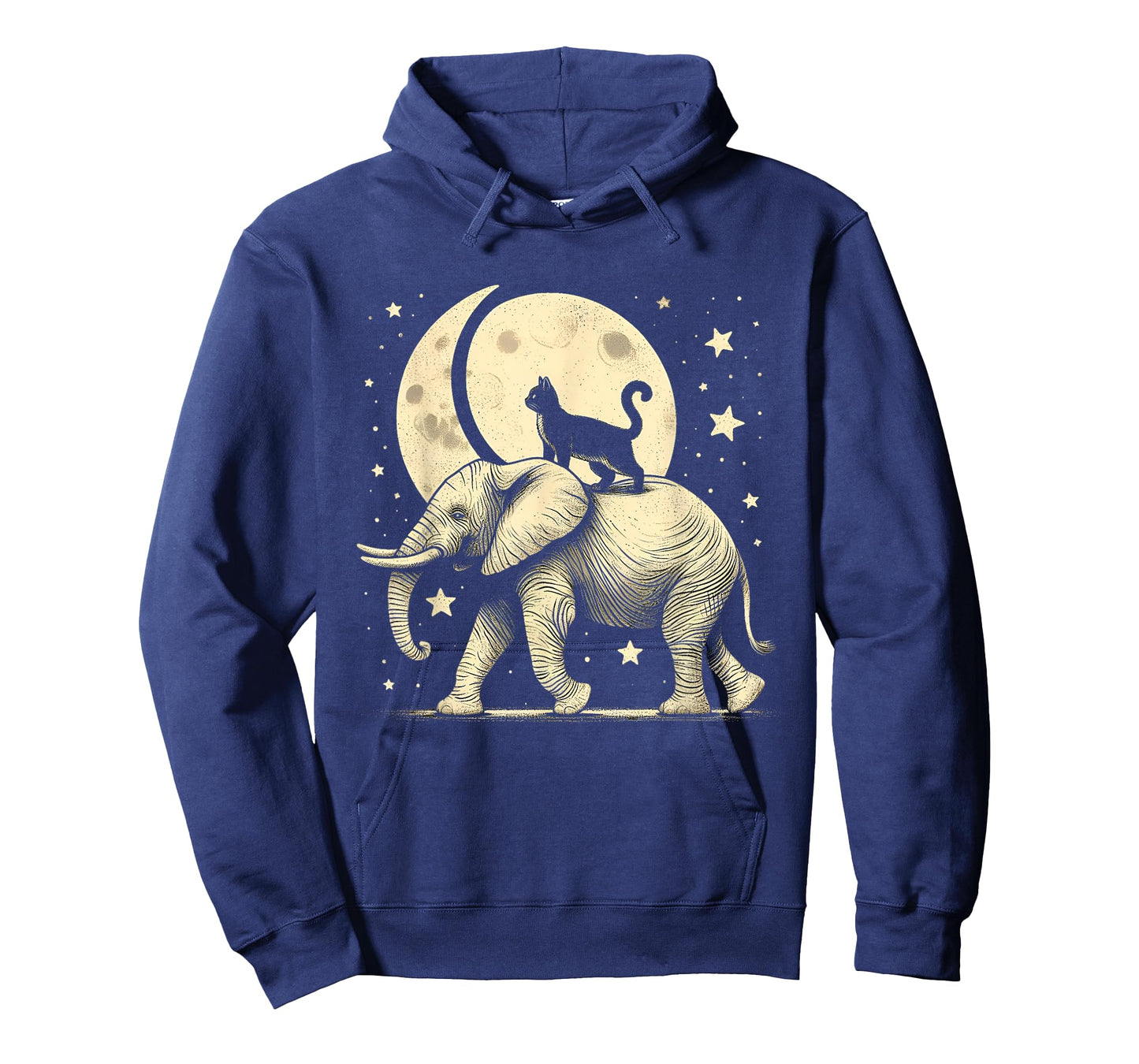 Cat Riding Elephant Animal Elephant Lovers T-Shirt