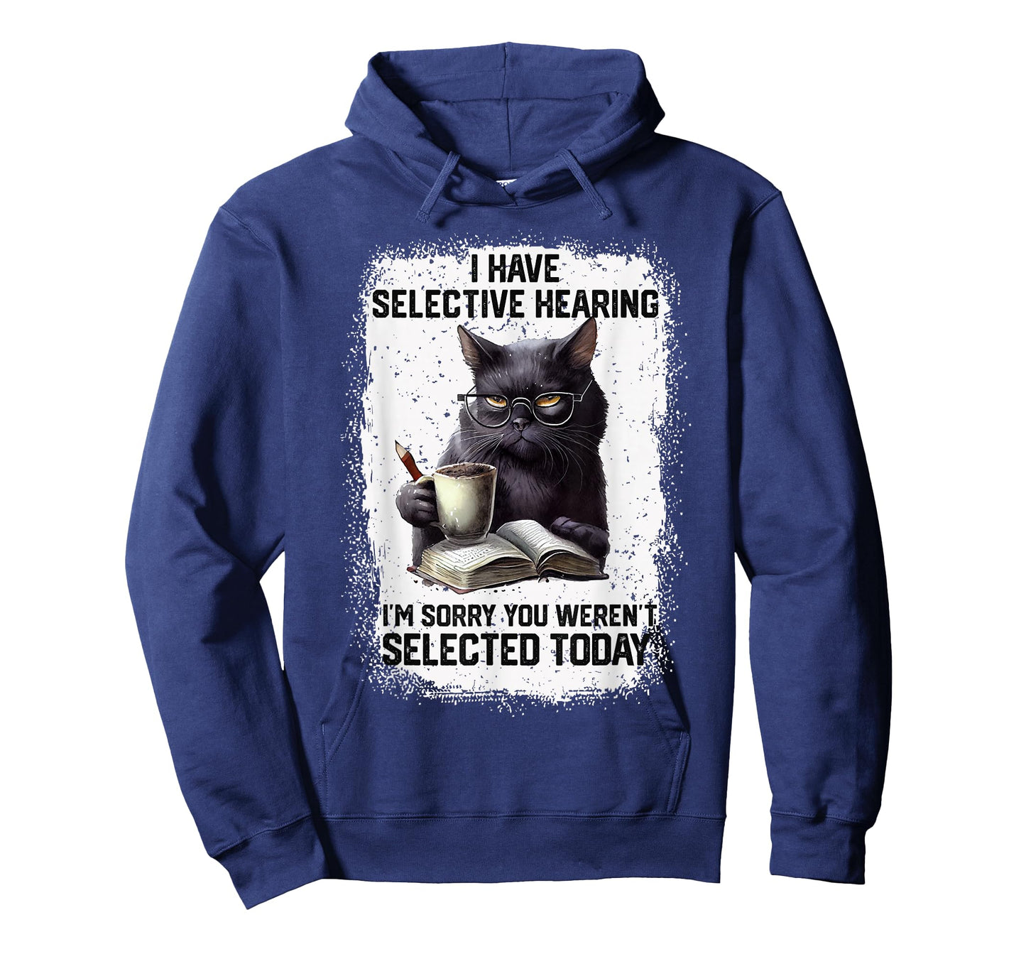 Funny Cat Sarcasm Humor Present Outfits Unisex-Adults Black Small Modern Crew Neck Short Sleeve T-Shirt