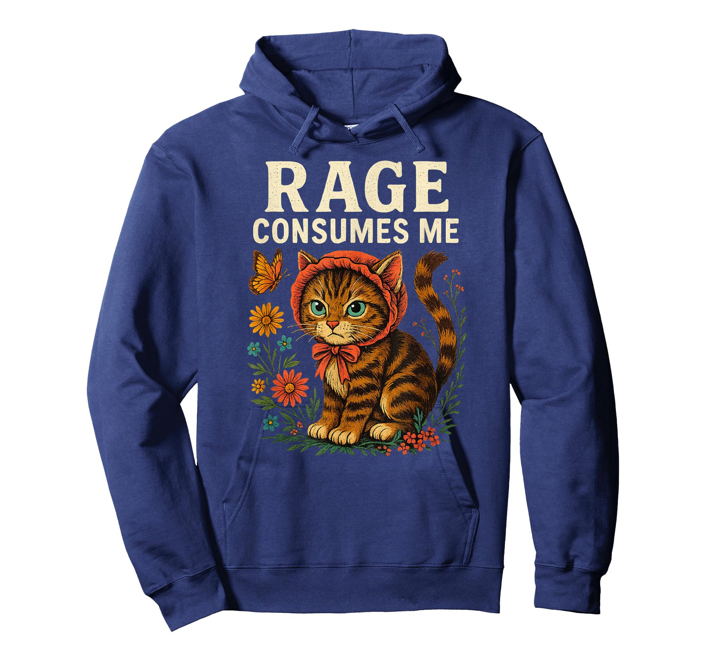 Rage Consumes Me Funny Cat Meme T-Shirt