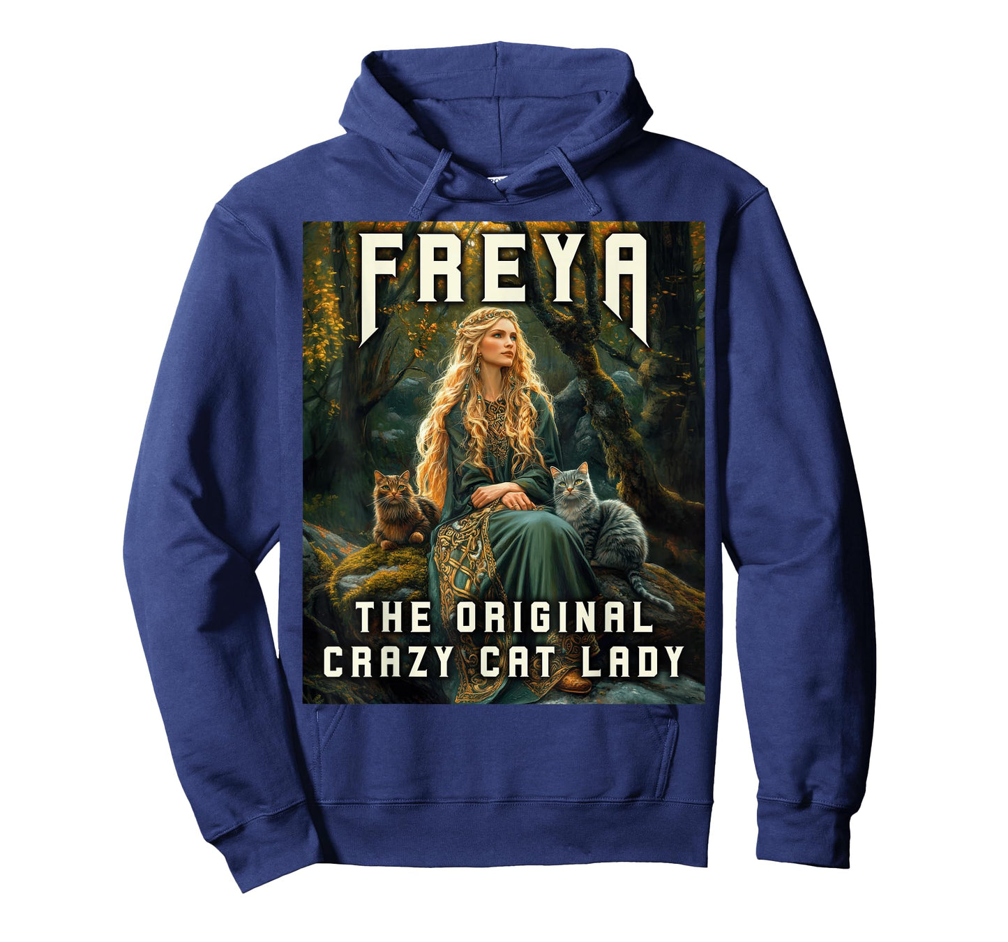 Freya The Original Crazy Cat Lady Norse Meme T-Shirt