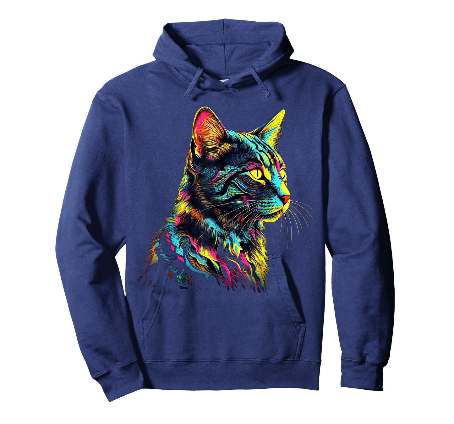 Colourful Art Cat Motif Animal Cat Men Women Kids T-Shirt