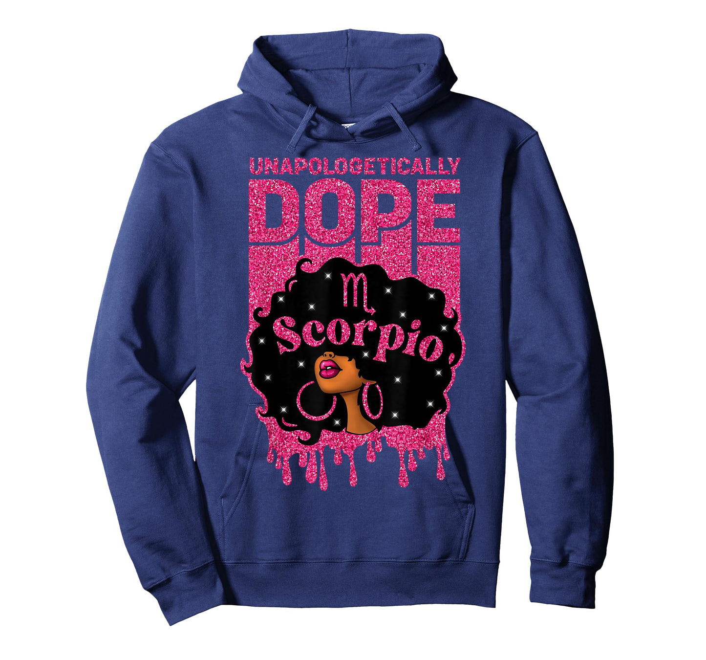 Unapologetically Dope Scorpio Afro Woman Zodiac Sign T-Shirt