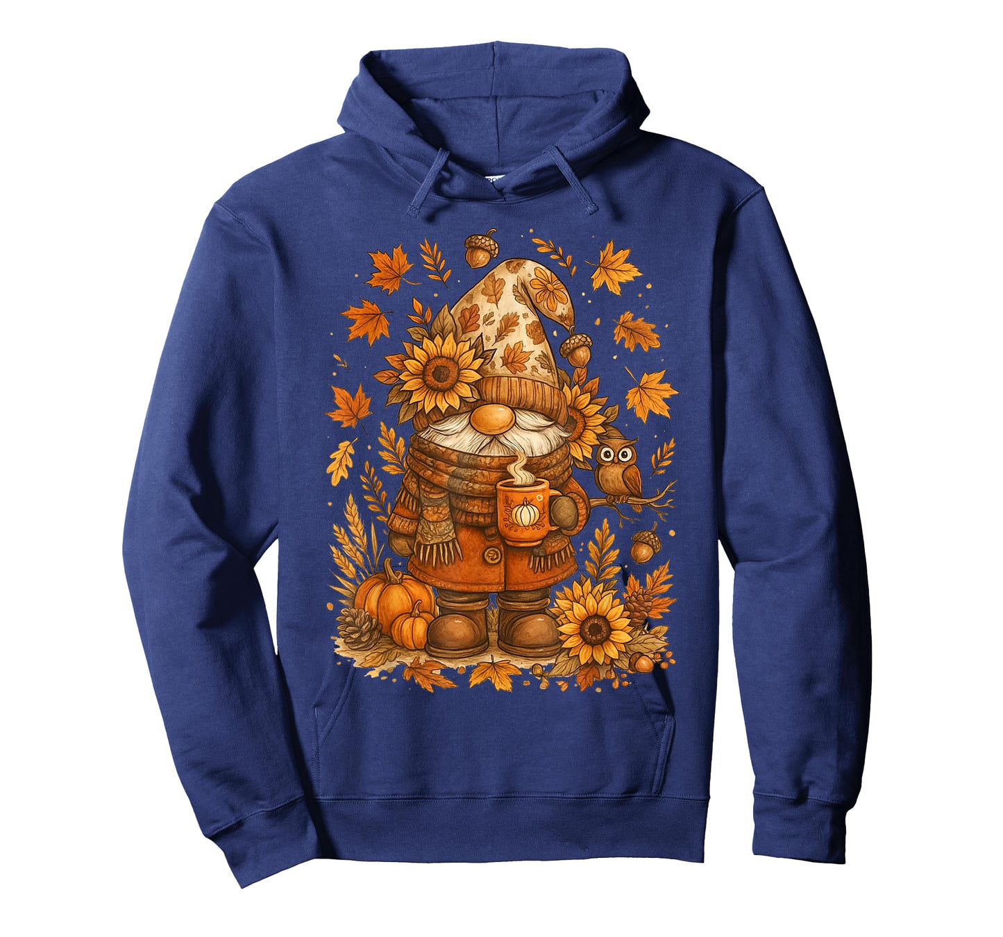 Happy Fall Y'all Gnome Pumpkin Autumn Thanksgiving Men Women T-Shirt