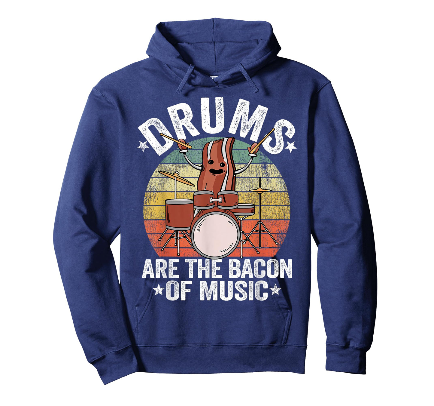Funny Drummer Jokes Drums Are The Bacon Of Music T-Shirt
