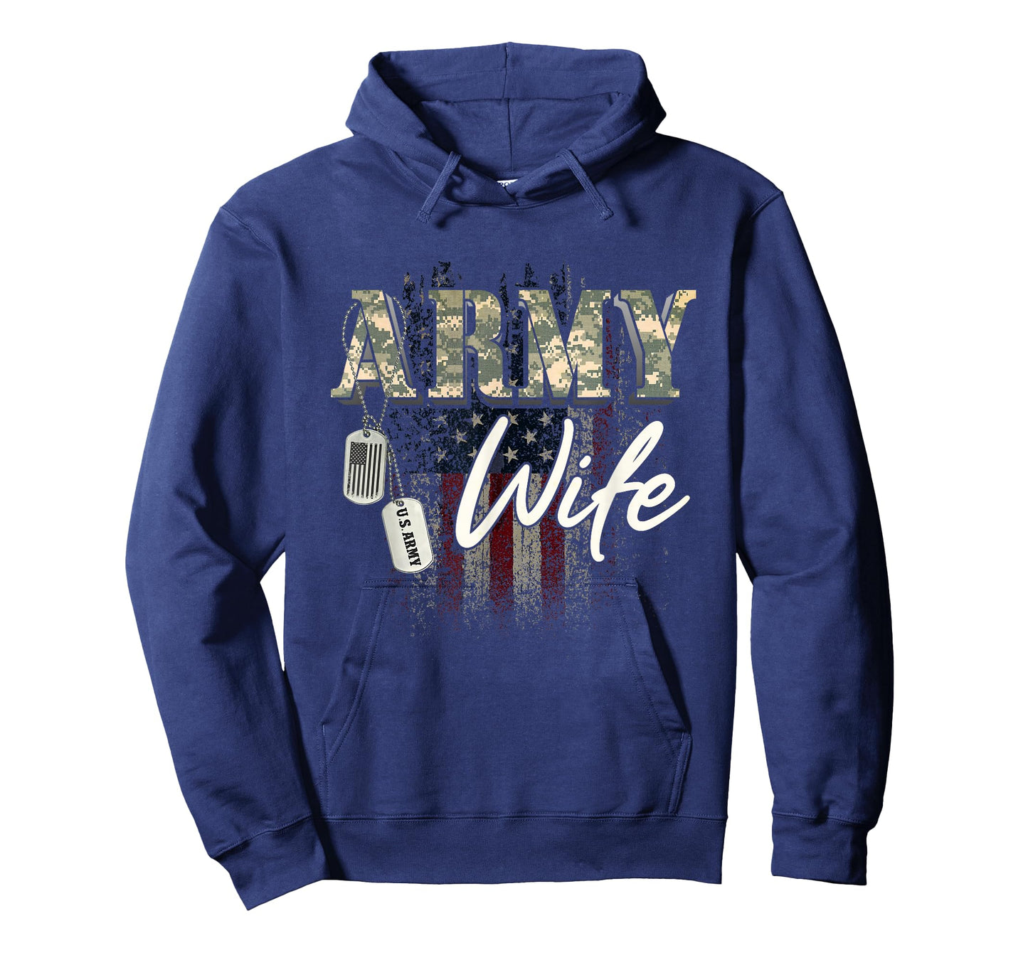 Proud Army Wife American Veteran Military Gift T-Shirt