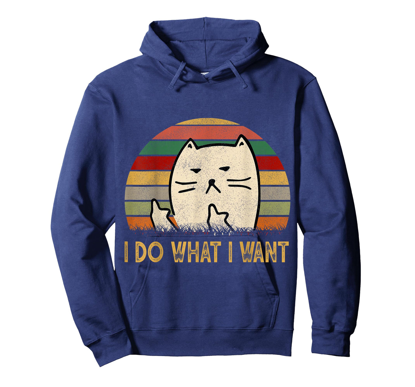 Vintage I Do What I Want Cat Lovers T-Shirt Men Women T-Shirt