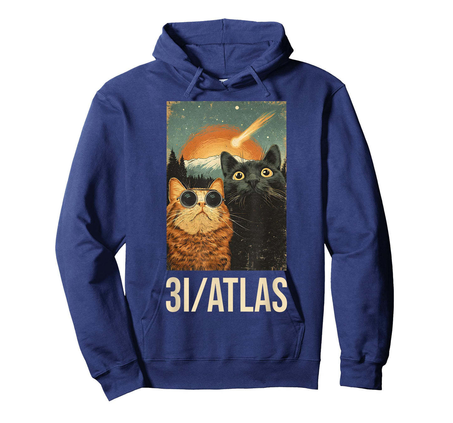 3I/Atlas Funny Cats & UFO Vintage Space Cat Lovers T-Shirt
