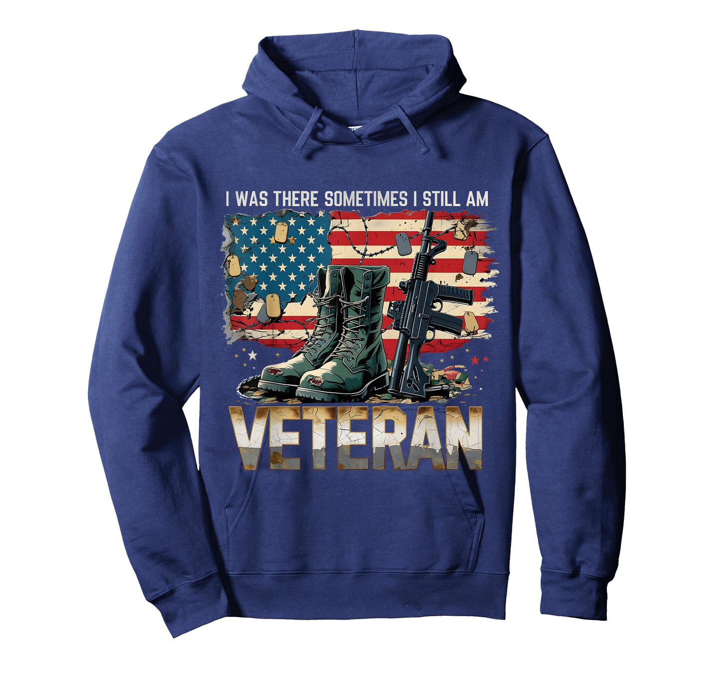 I was There Sometimes Still Am Veteran Flag Tee T-Shirt