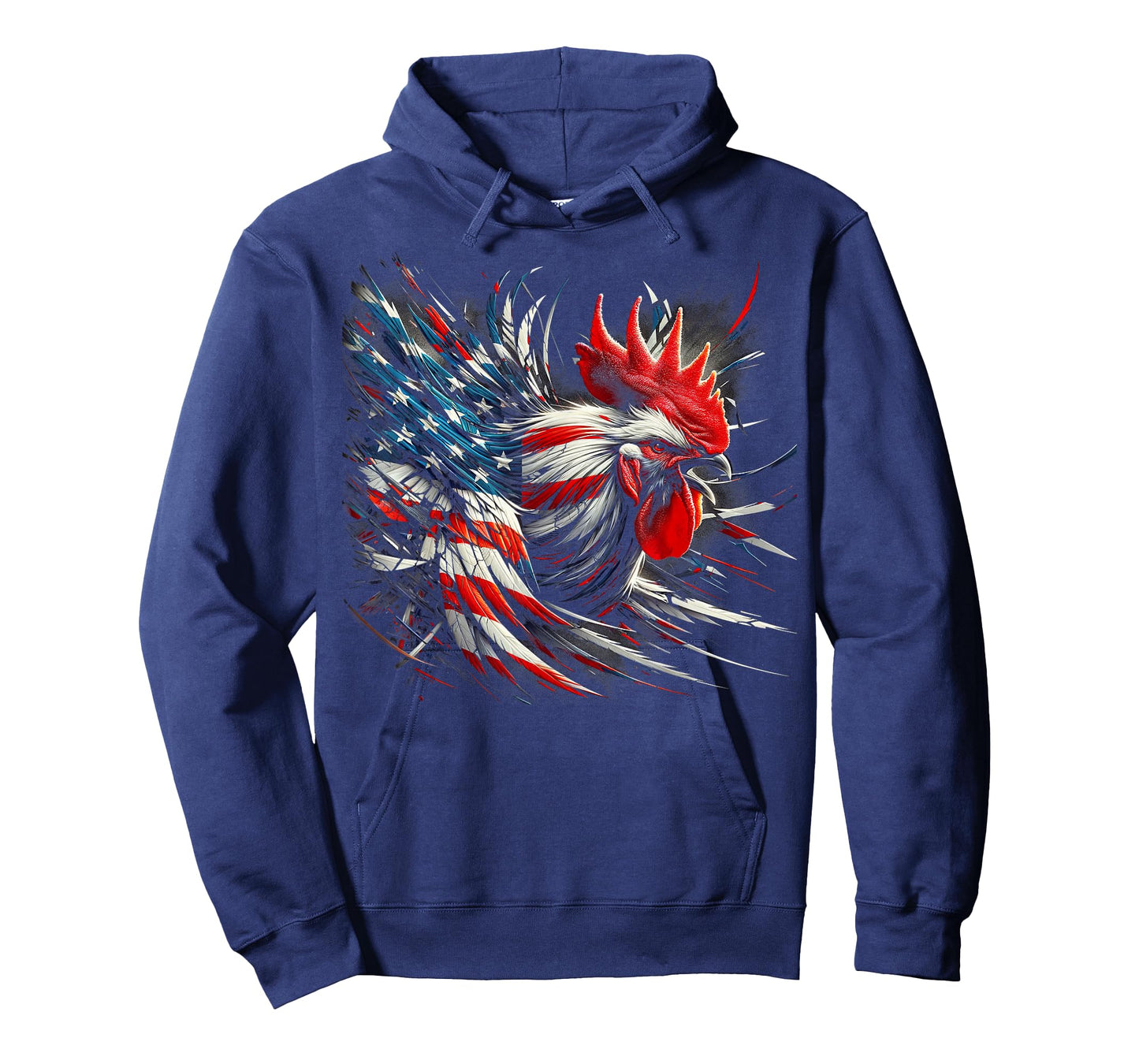 American Flag Rooster Chicken 4th of July Animal T-Shirt