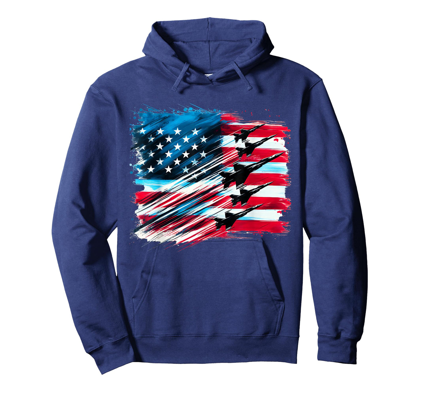 Patriotic USA Flag Fighter Jets Boys 4th of July T-Shirt