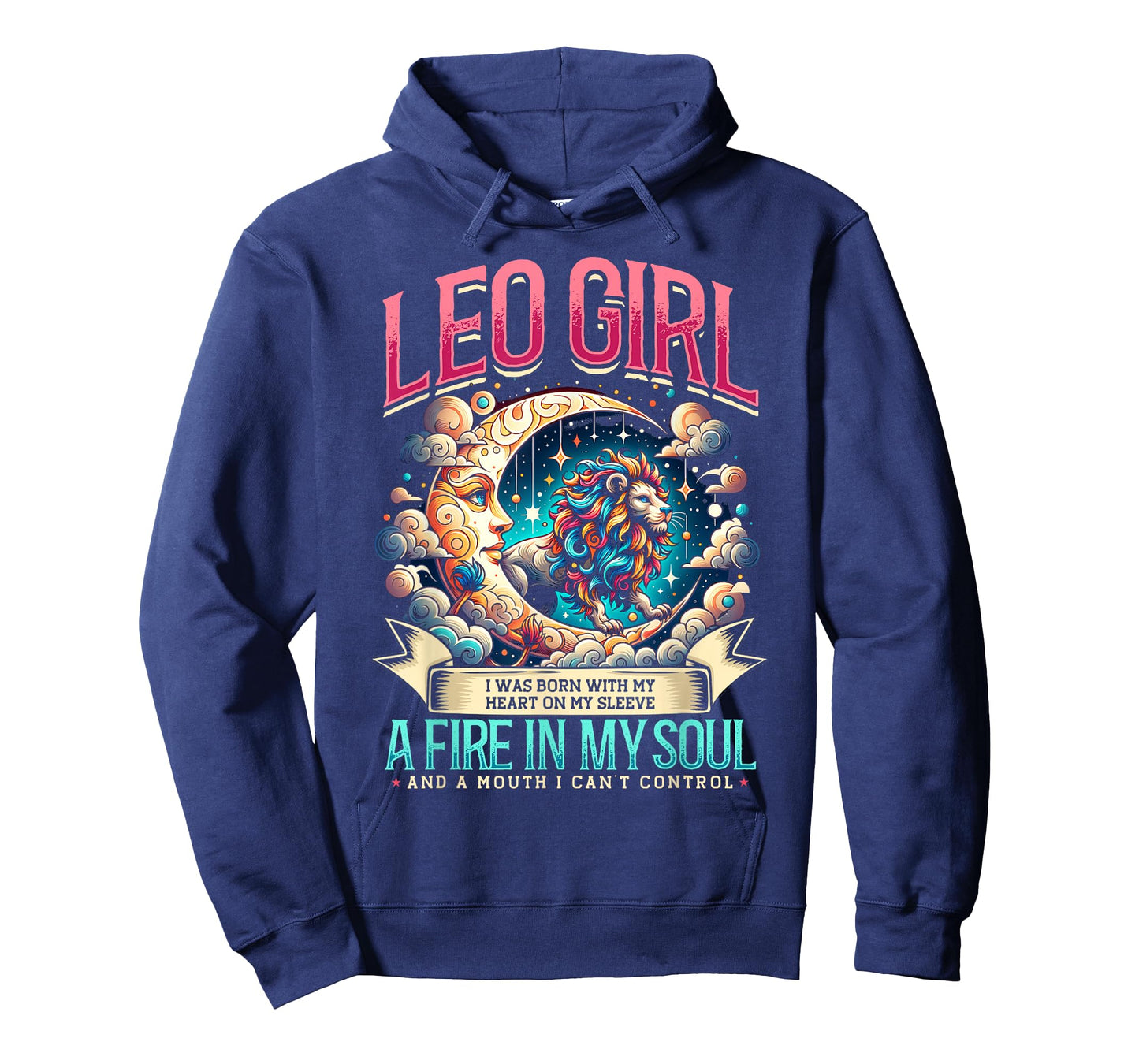 Leo Zodiac Sign Moon Astrology Star Sign, Leo Girl T-Shirt