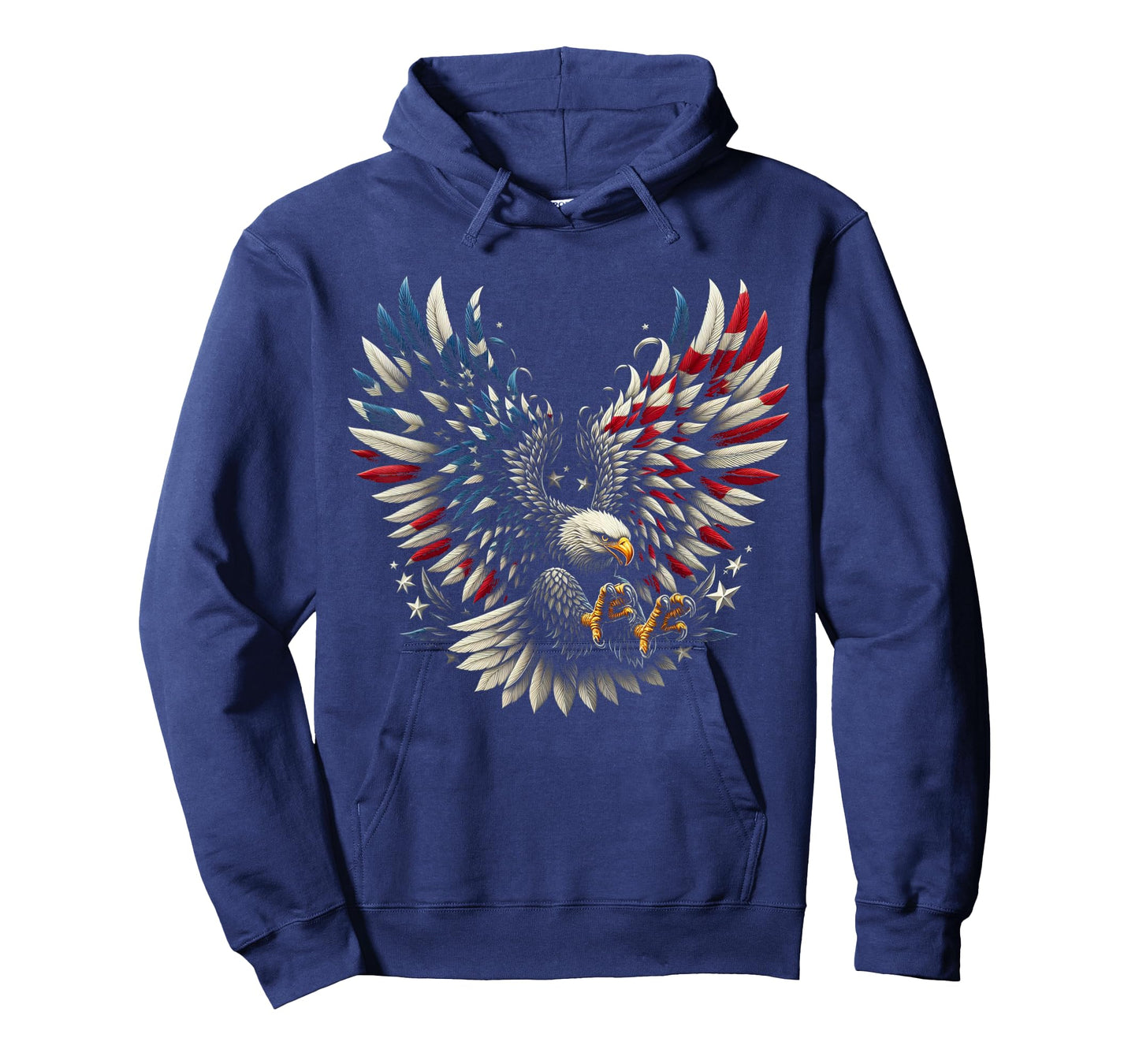 Patriotic American With Eagle And USA Flag Women Kids Men T-Shirt
