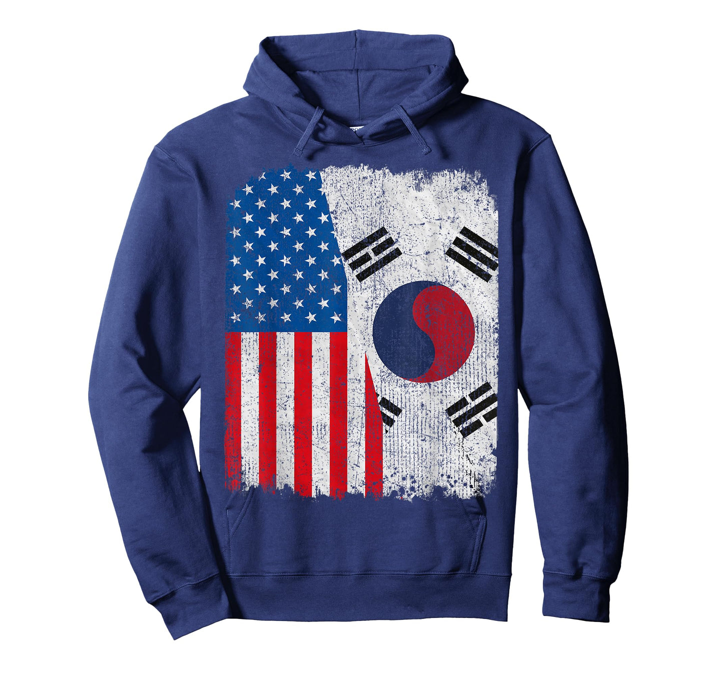 South Korean American Flag Half USA South Korea Root Proud T-Shirt