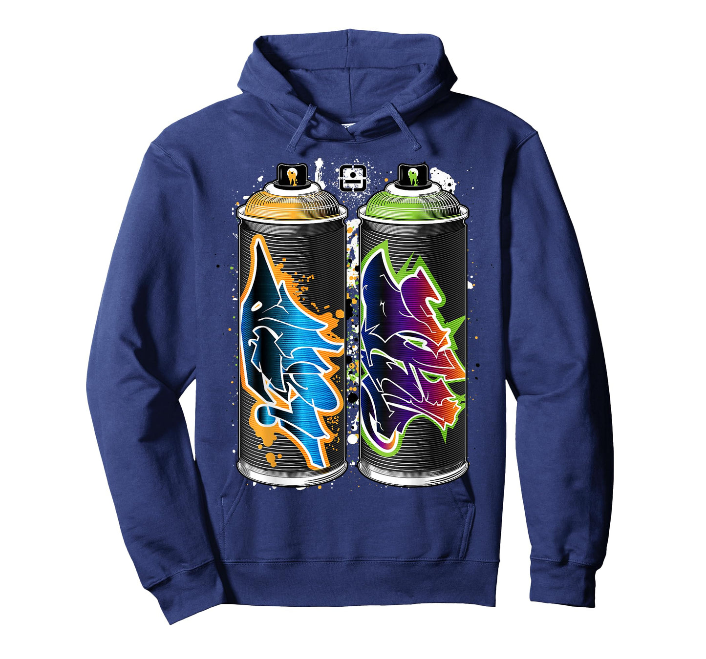Graffiti Fat Cap Spray Paint Cans - The Pillars of Urban Art T-Shirt