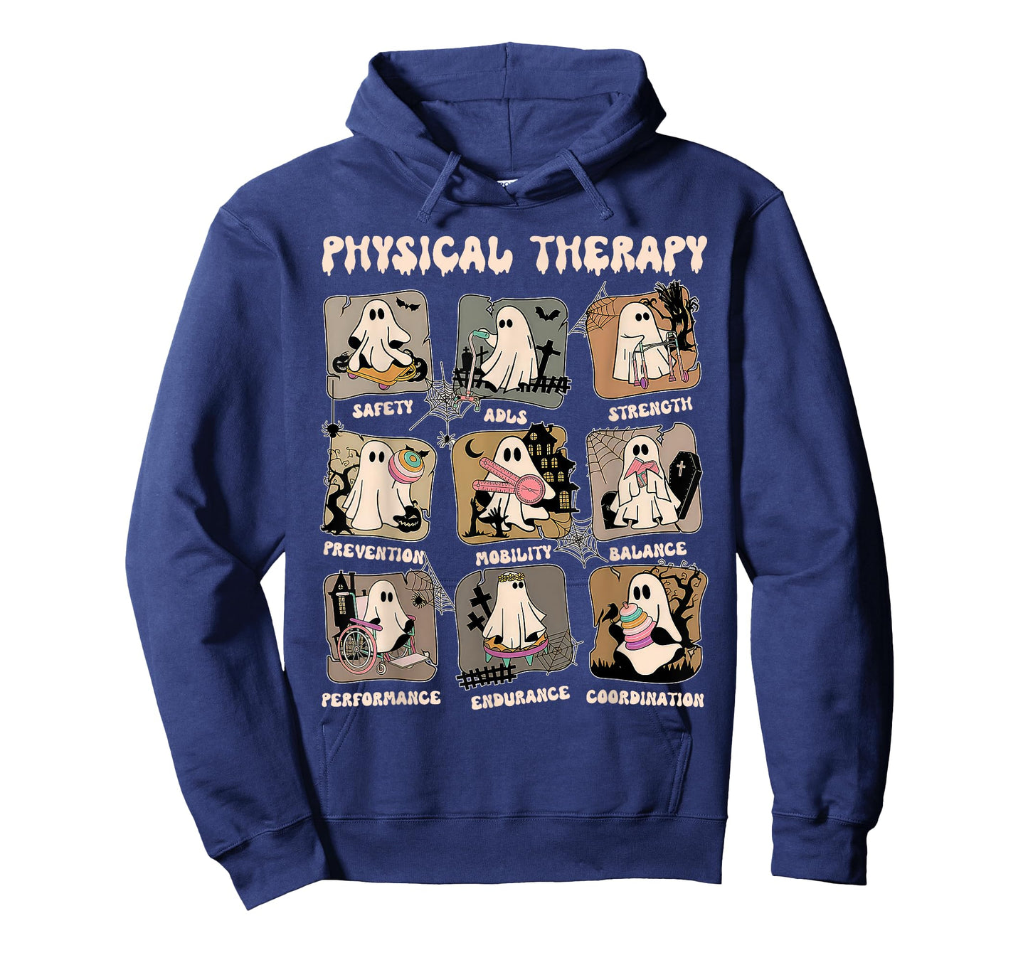 Cute Ghost Physical Therapy PT Physical Therapist Halloween T-Shirt