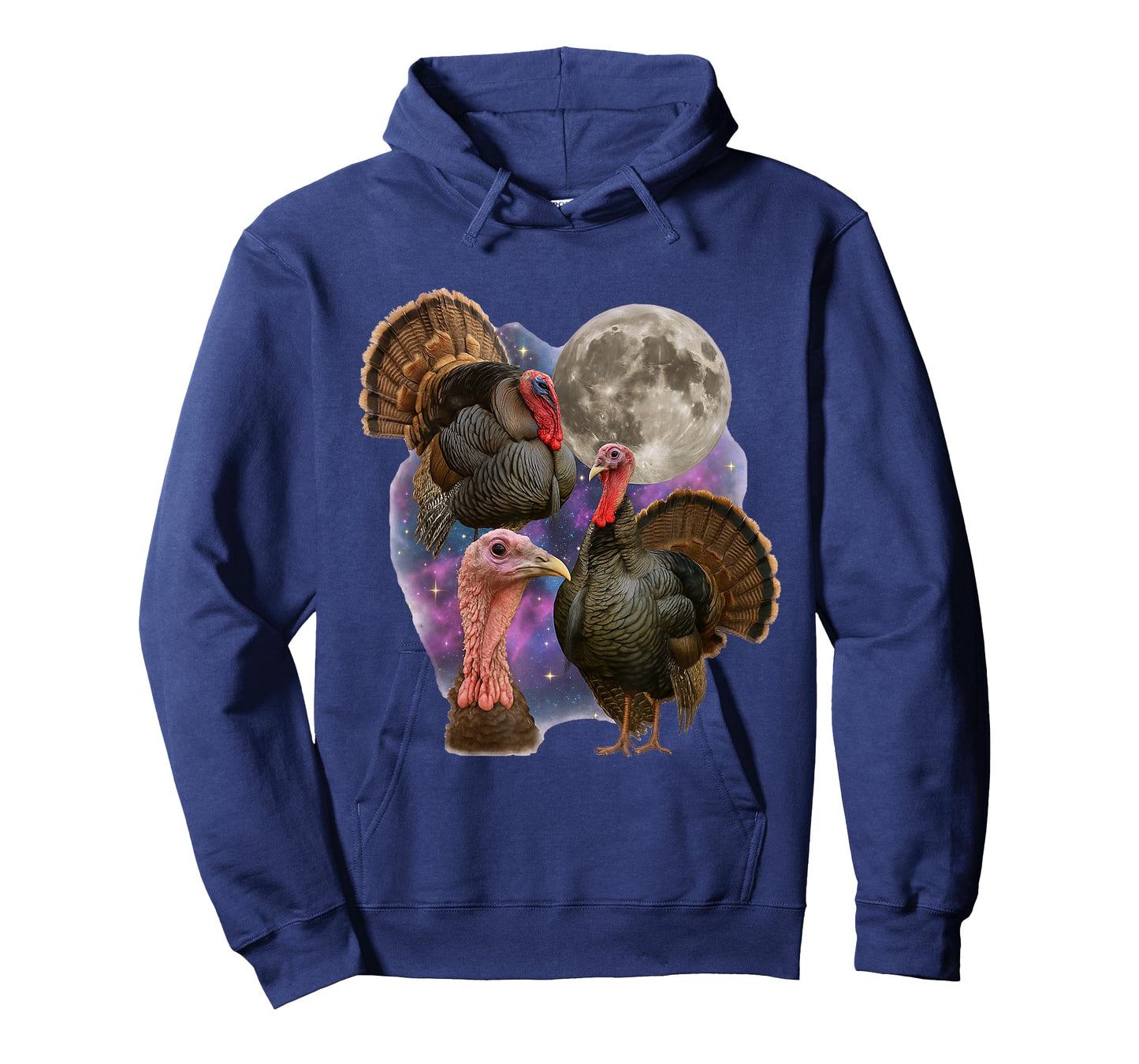 Three Turkey Moon Funny Family Thanksgiving Meme T-Shirt