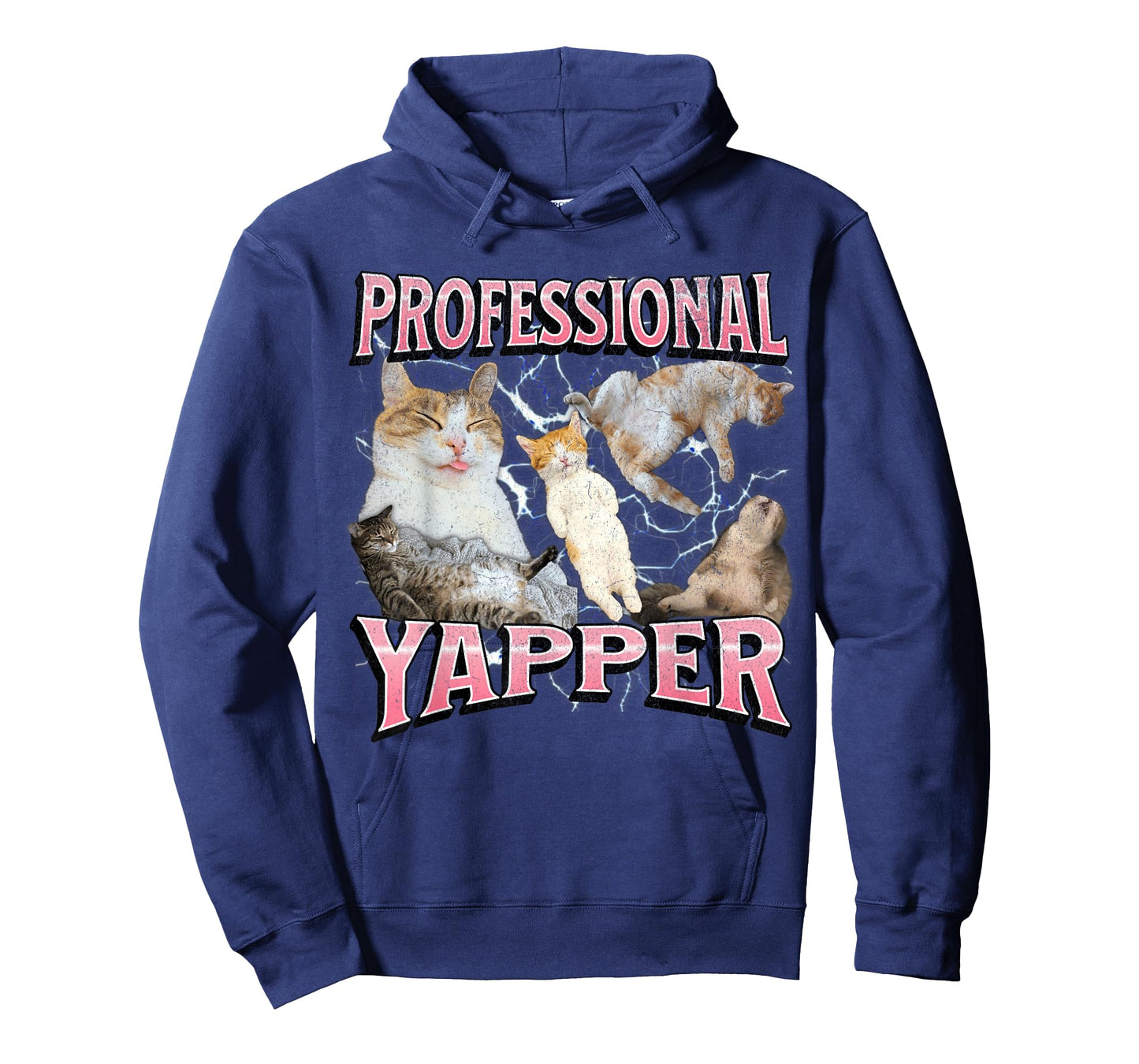 Professional Yapper Funny Cat Meme Bootleg Graphic T-Shirt for Men Women