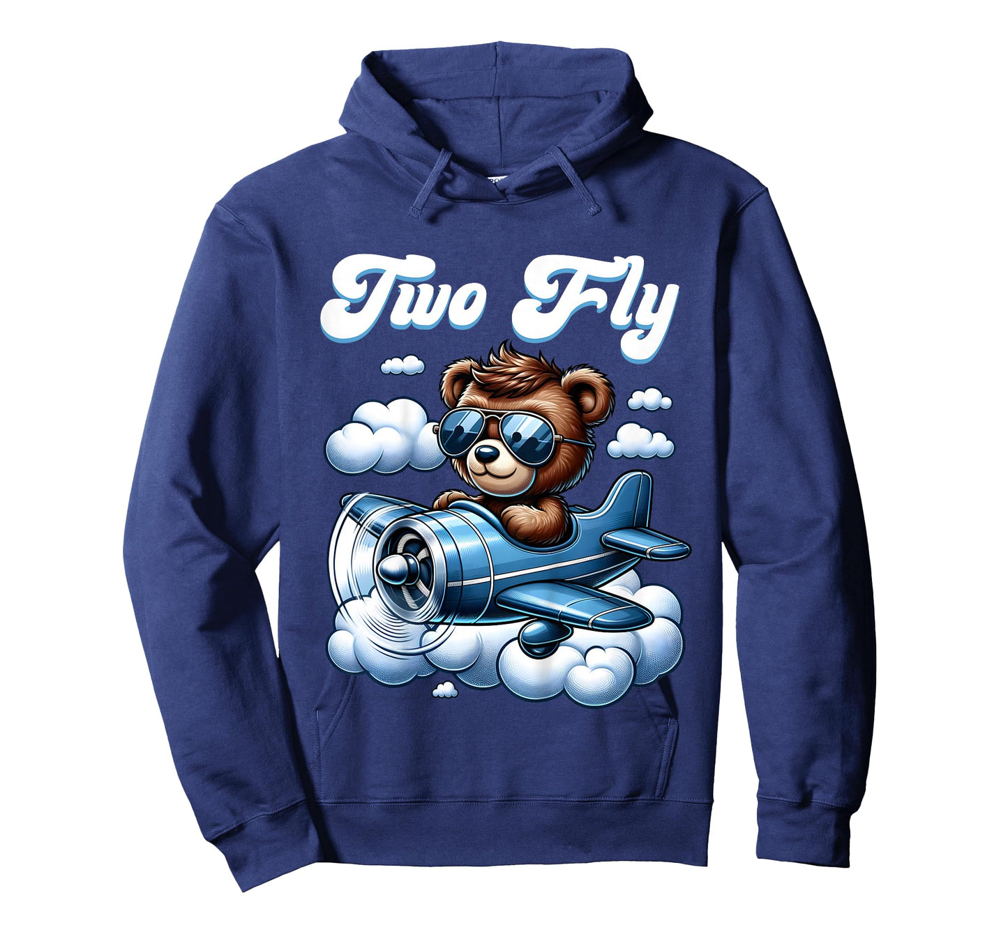 2nd Birthday Airplane Two Plane Teddy Bear Flying Aviation T-Shirt