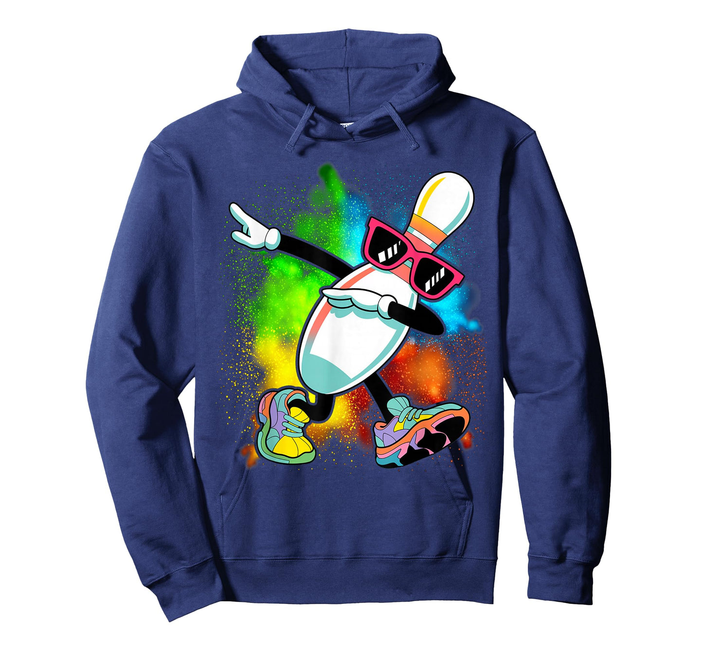 Bowling Pin Dabbing Sunglasses Bowler Player Kids Boys Men T-Shirt