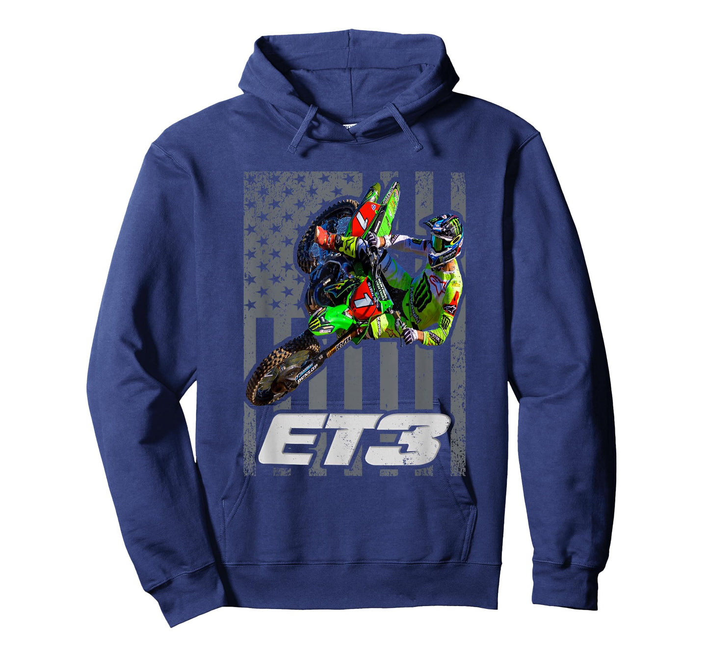 ET3 TOMAC USA Flag 450SX Motocross ET1 T-Shirt