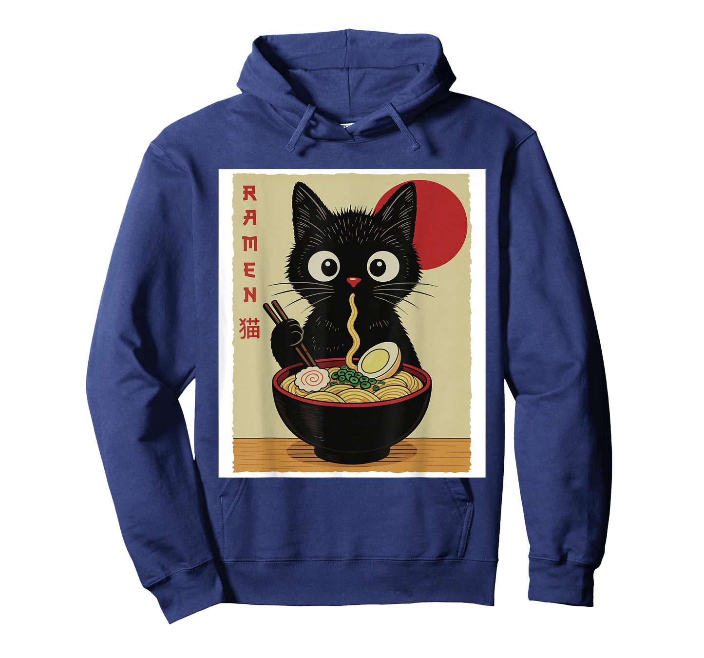 Anime Cat Ramen Japanese Funny Cat Graphic Tees Anime Gifts T-Shirt