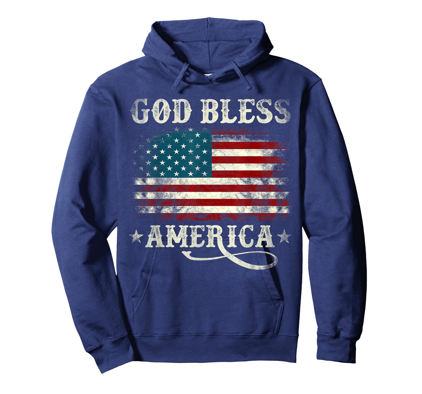 God Bless America USA Flag 4th of July Patriotic Men Women T-Shirt