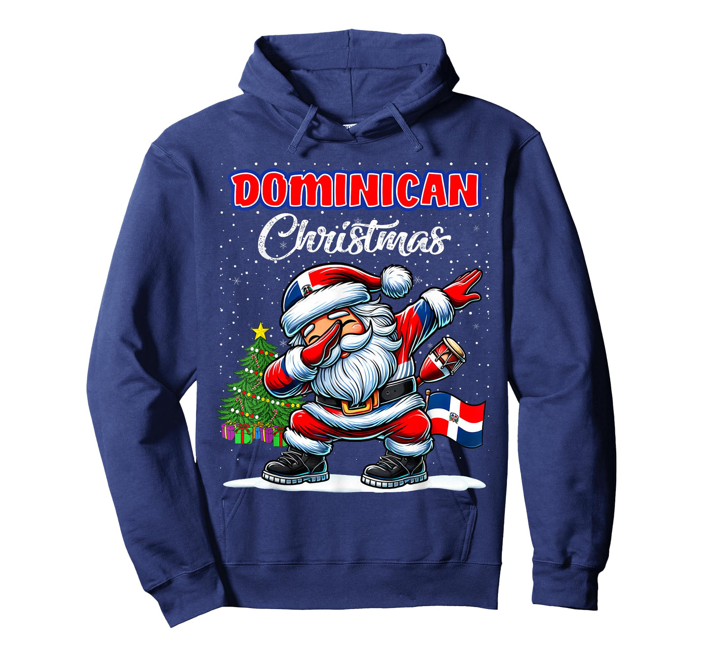 Dominican Republic Dabbing Santa Christmas Dominican T-Shirt