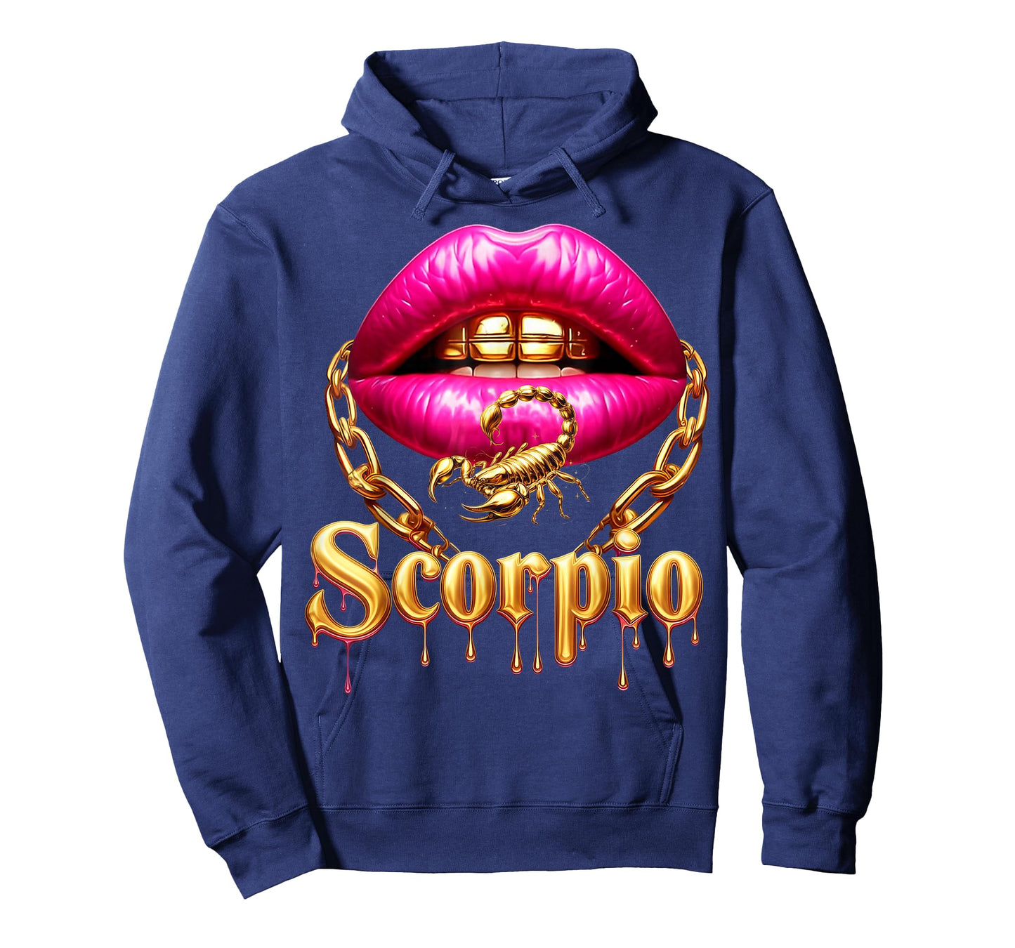 Scorpio Birthday Pink Lips Afro Girls Libra Zodiac Sign Bday T-Shirt