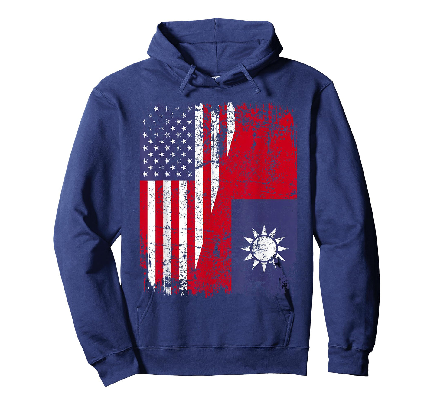 Taiwanese Roots | Half American Flag | USA Taiwan Flag T-Shirt