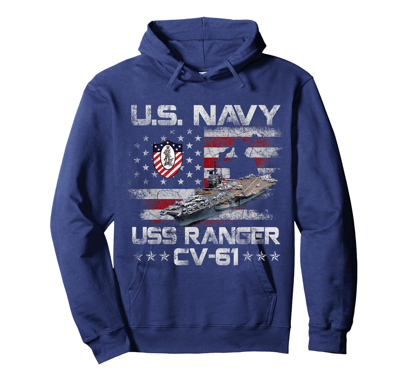 USS Ranger CV-61 Veteran Shirt Patriotic Veterans Day Gift T-Shirt