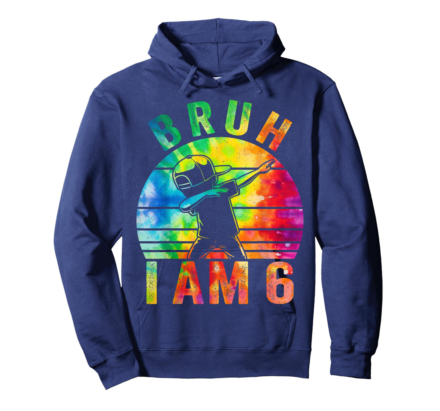 6 Year Birthday Tie Dye Dabbing Boy Bruh Its My 6th Birthday T-Shirt