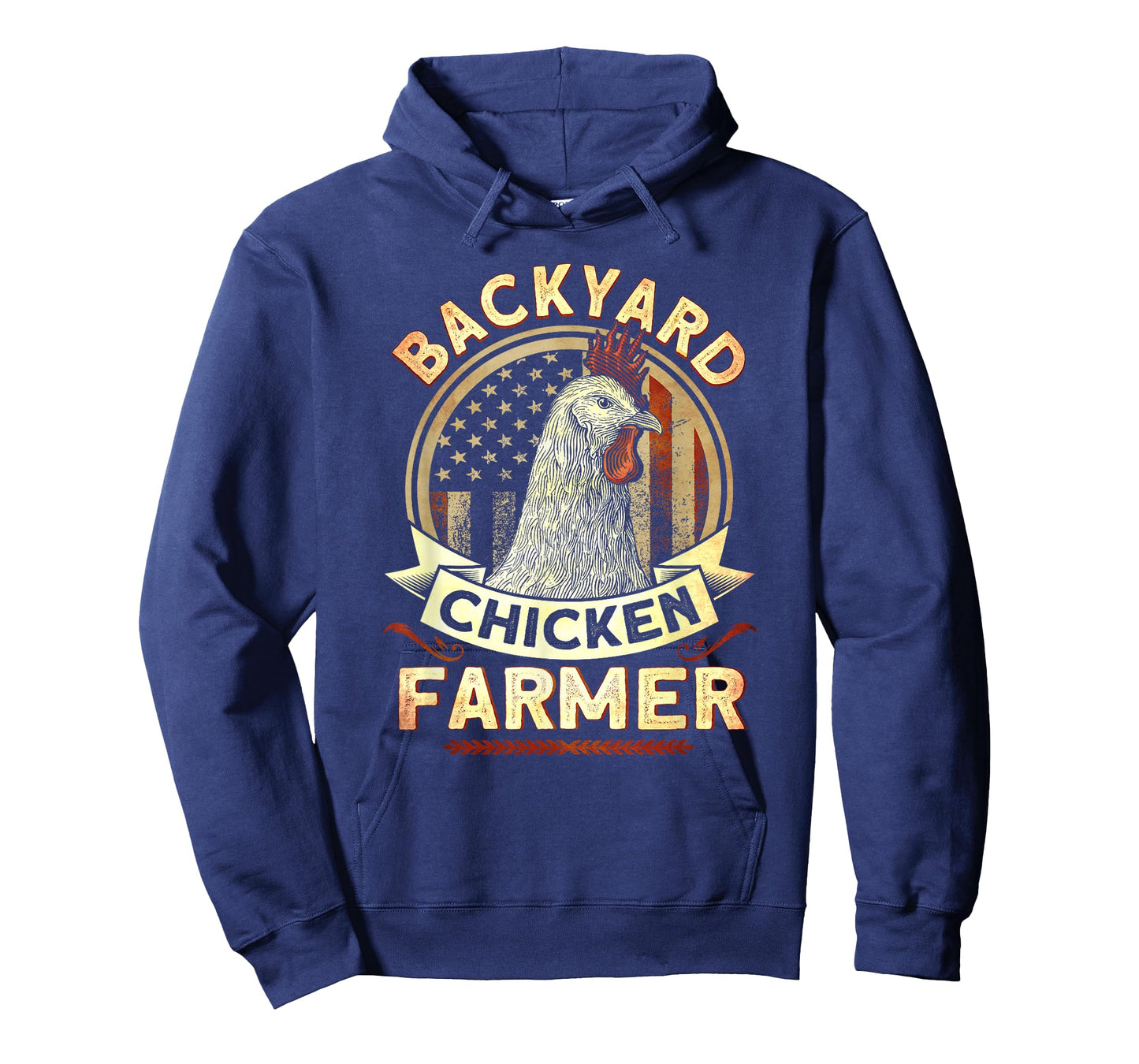 Backyard Chicken Farmer 4th of July USA Flag T-Shirt