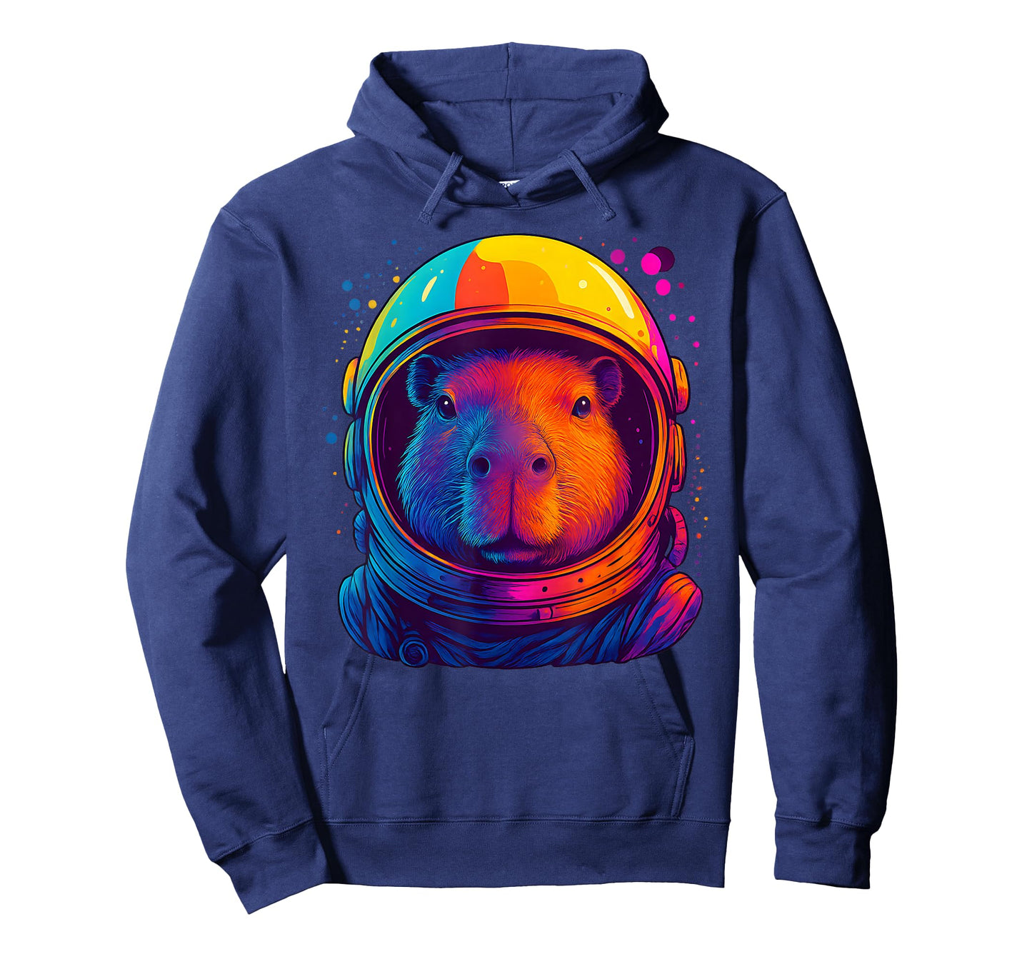 Space Capybara Colorful Astronaut Space Capy Men Women Kids T-Shirt