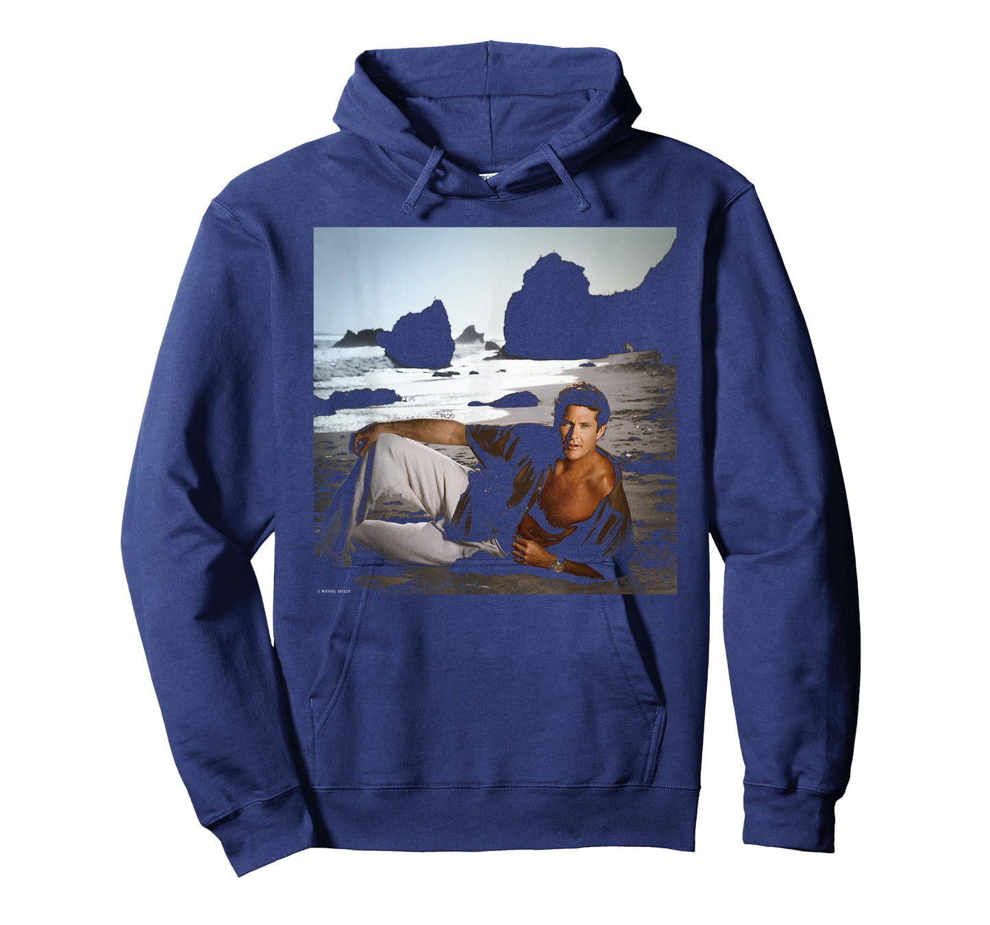 David Hasslehoff Baywatch Actor By Michael Grecco T-Shirt