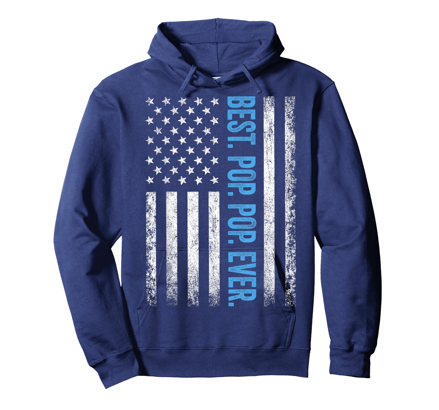 Best Pop pop Ever Vintage American Flag Dad T-Shirt