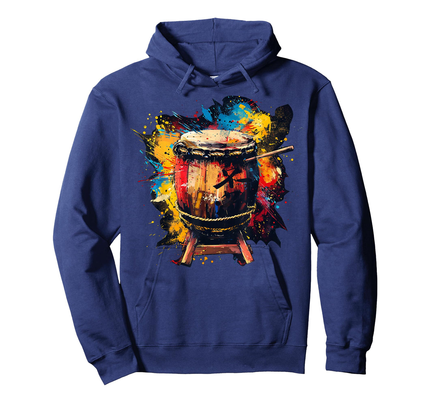Taiko Drum instrument on colorful painted Taiko Drum T-Shirt