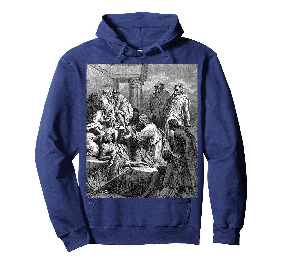 Jesus Healing the Sick Gustave Dore Religious Biblical Art T-Shirt