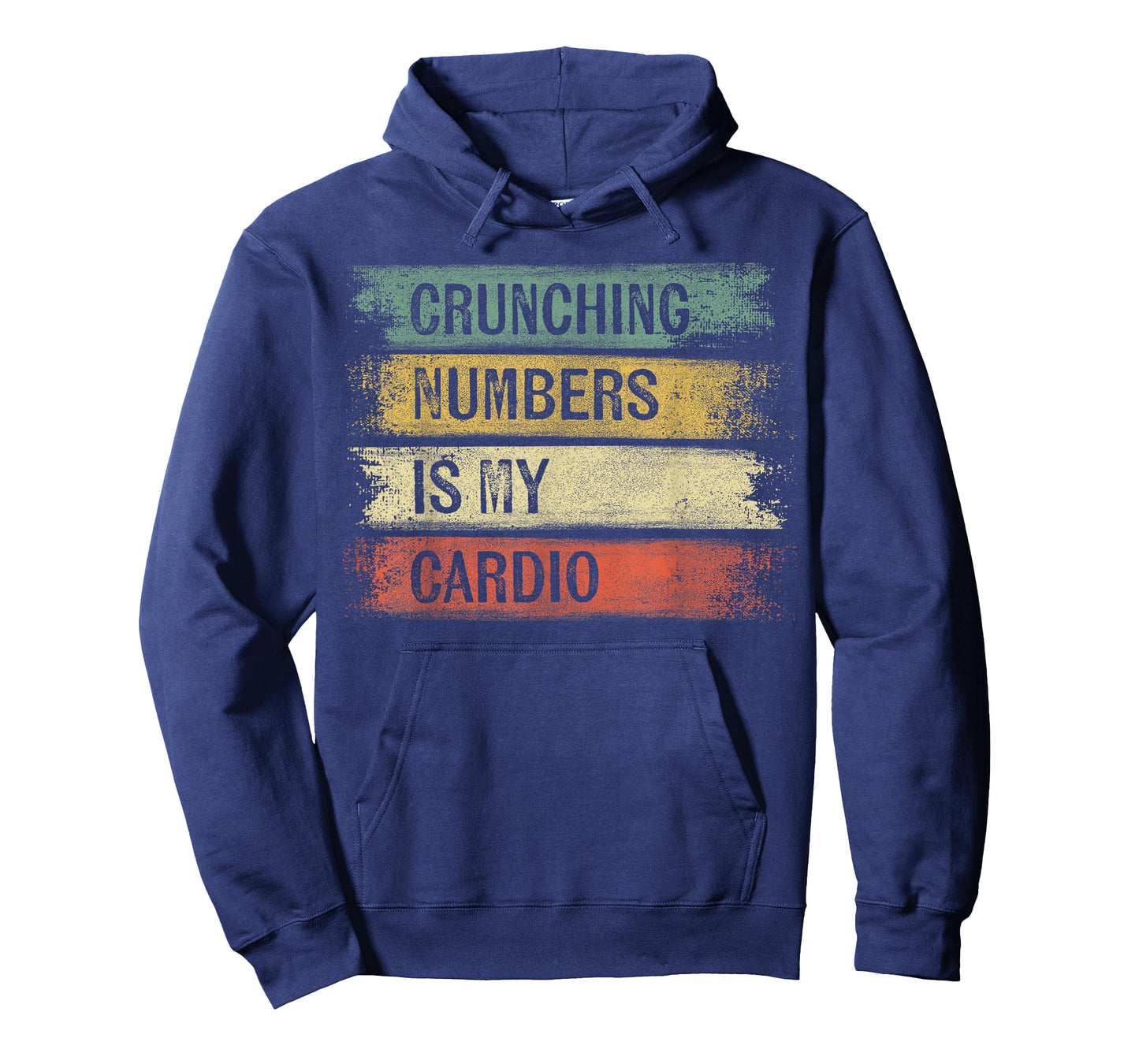 Accountant Gifts Crunching Numbers is My Cardio Accounting T-Shirt Small