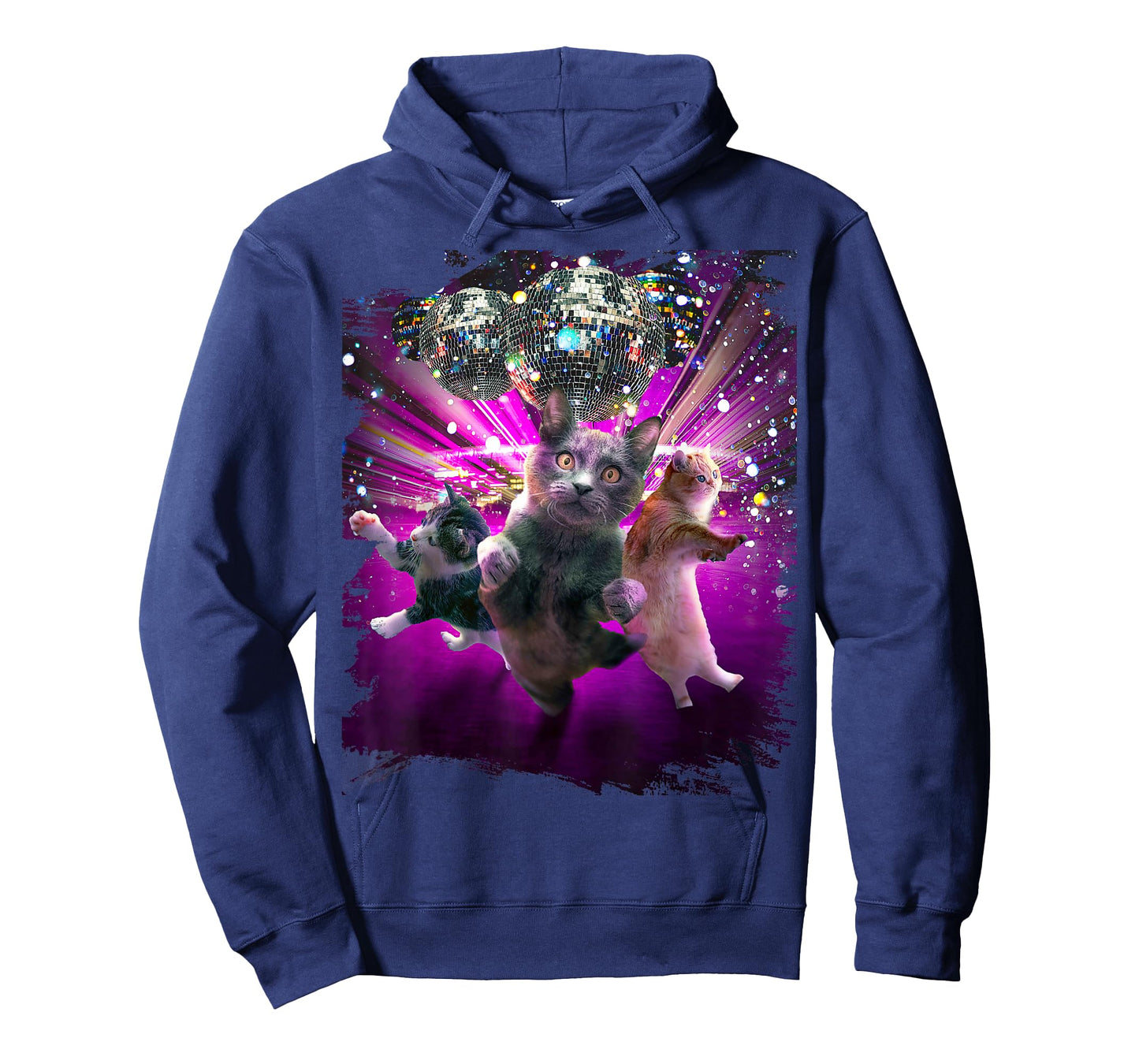 Disco Cats - 70s Disco Kitty Cat Rave T-Shirt