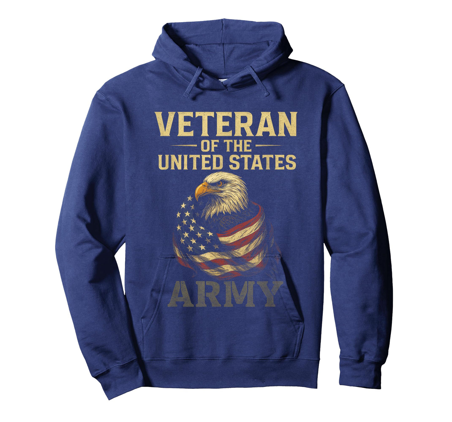 Veteran of The United States Army - Patriotic Eagle T-Shirt