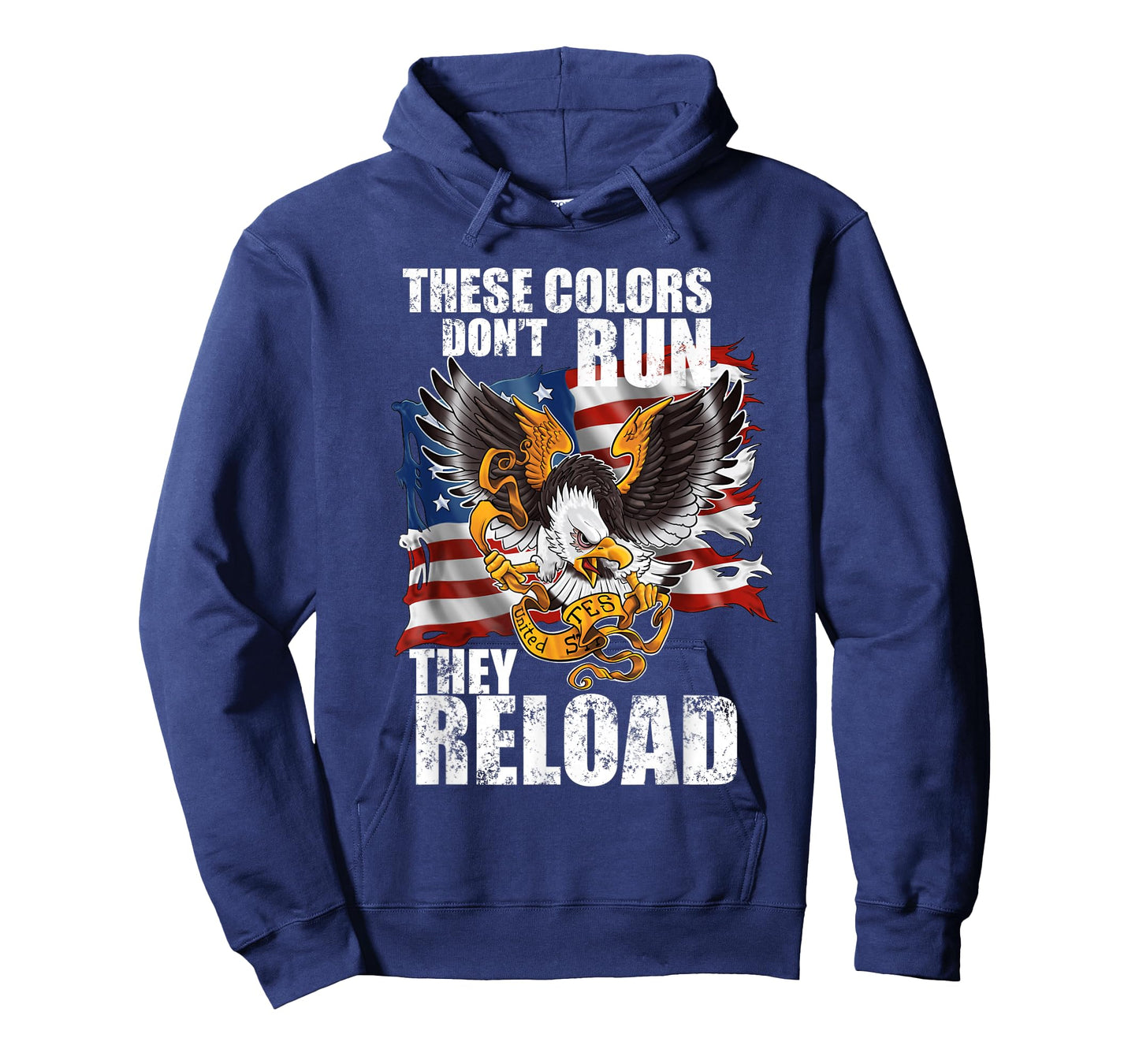 Patriotic I American Flag I USA Colors Dont Run They Reload T-Shirt