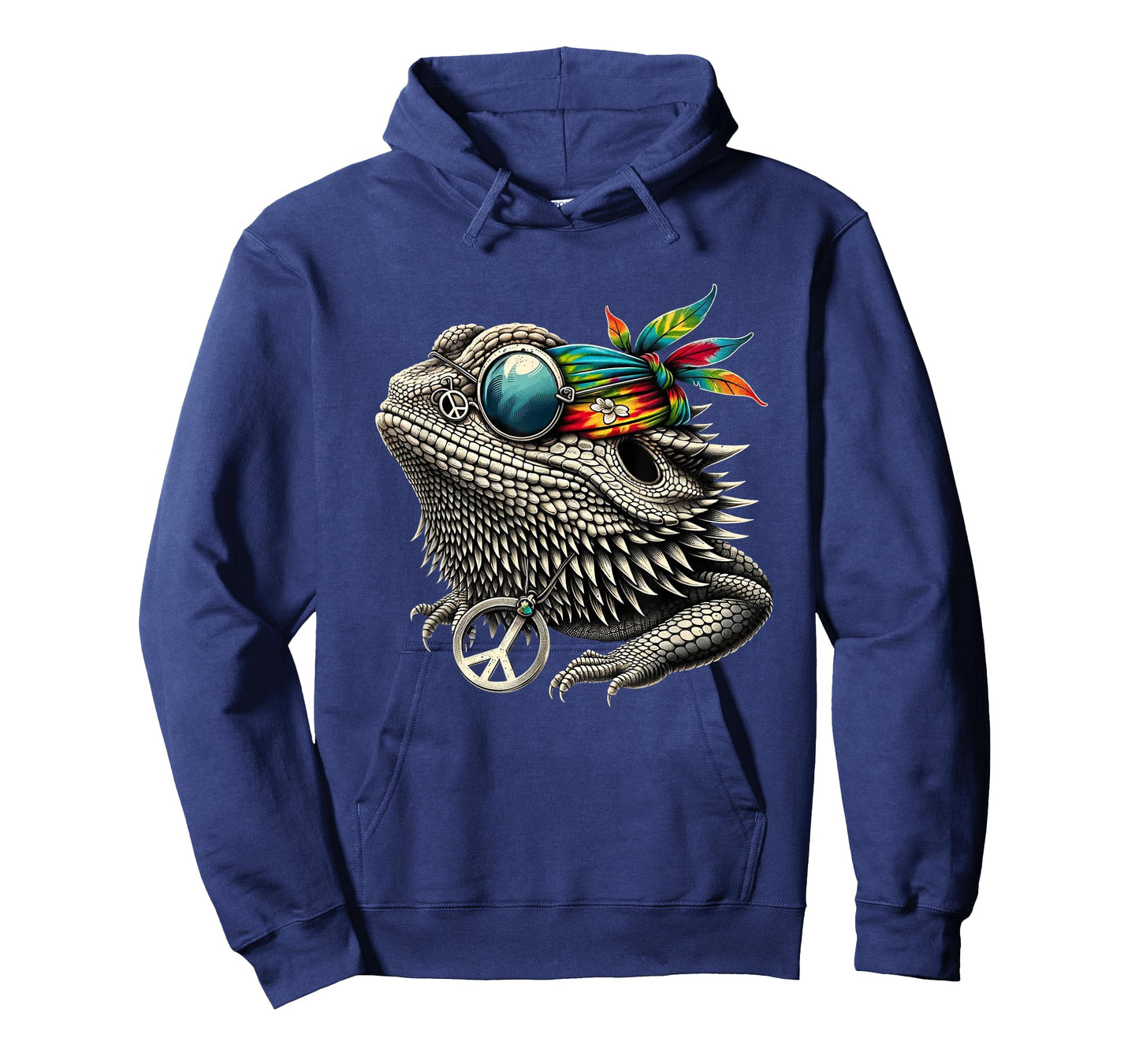 Bearded Dragons Reptile Lizard Pet Hippie Style T-Shirt