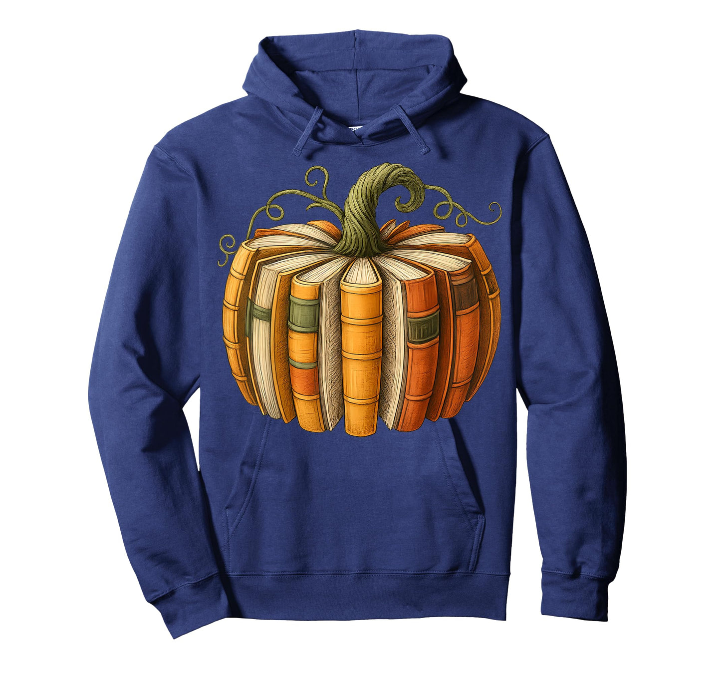 Fall Book Pumpkin Retro Reading Halloween Teacher T-Shirt