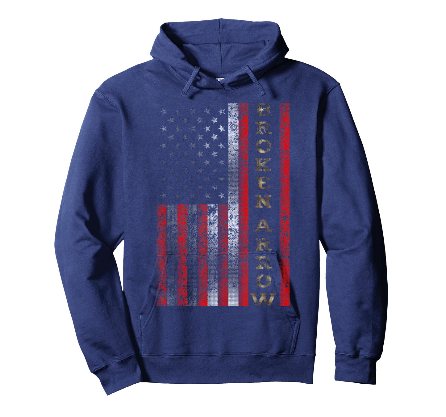 Cool Patriotic Broken Arrow USA - US Flag Gift Idea Women Kids Men T-Shirt