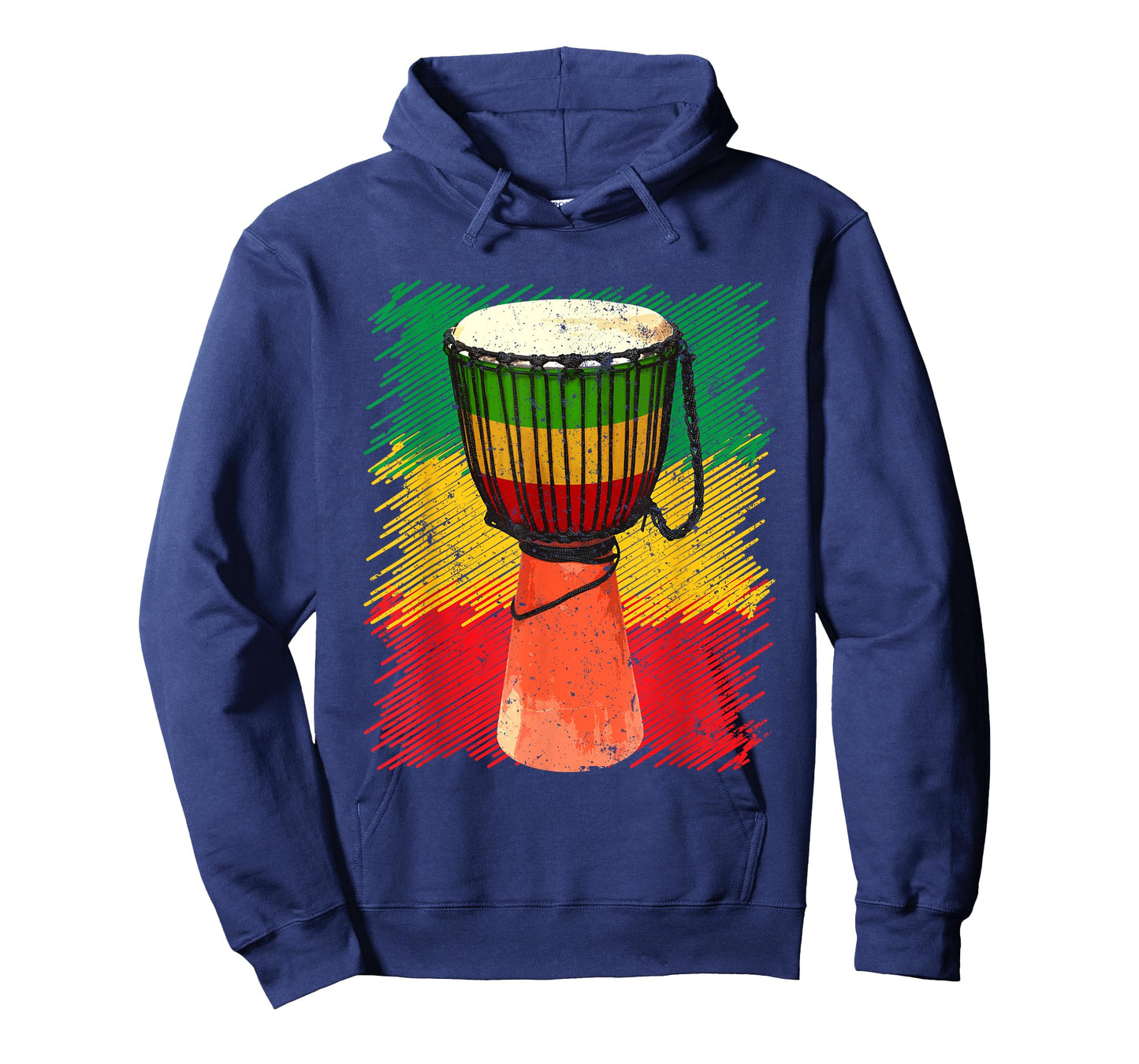 Cool Djembe Art For Men Women African Drum Djembe Drumming T-Shirt