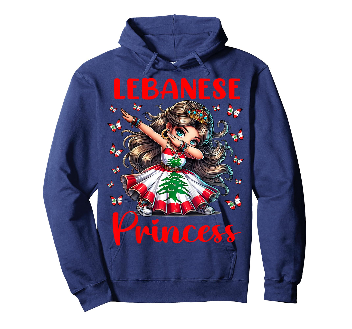 Lebanese Princess Dabbing for Girls & Kids T-Shirt