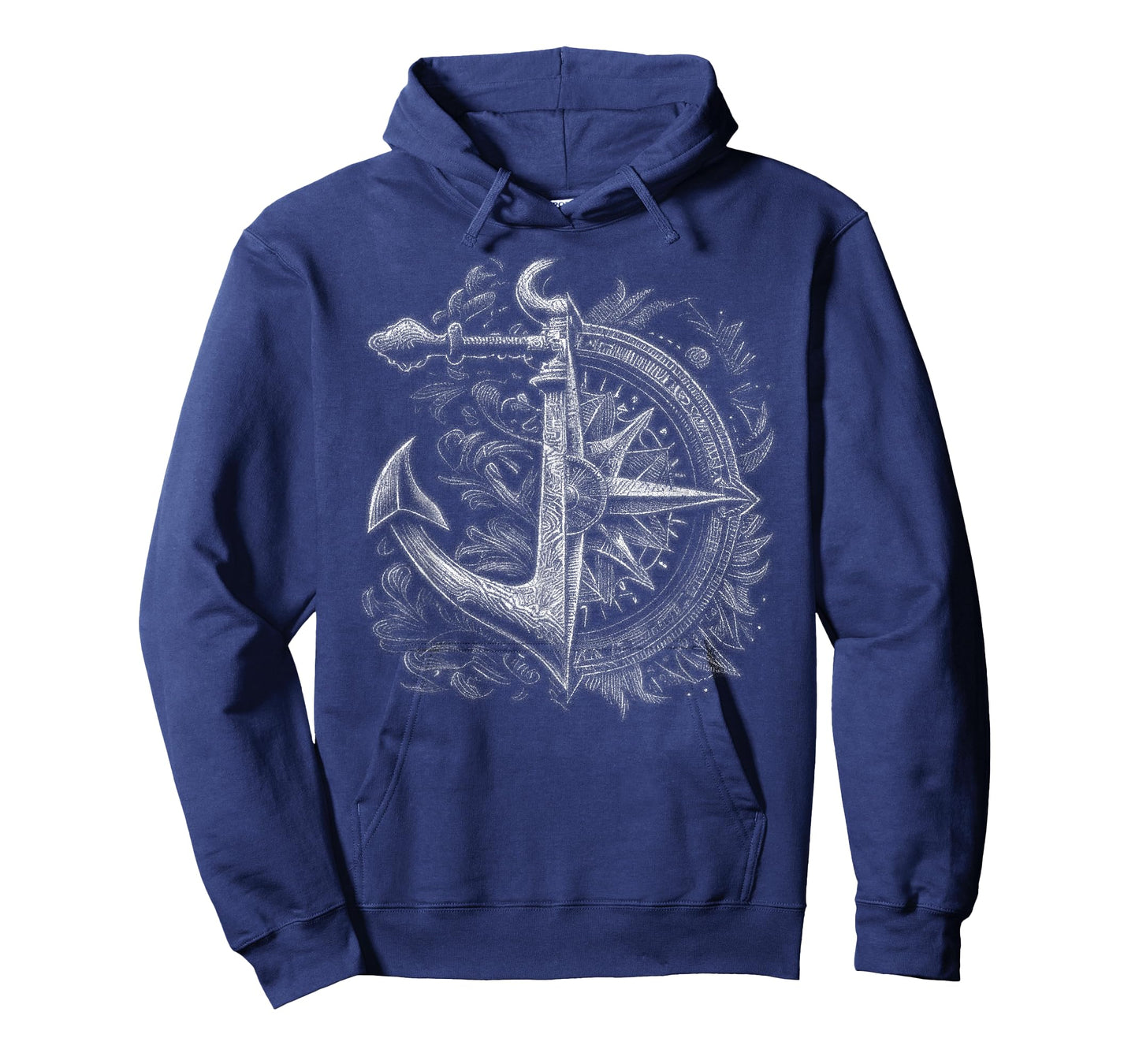 Compass and Anchor boating ocean sea retro vintage Sailor T-Shirt