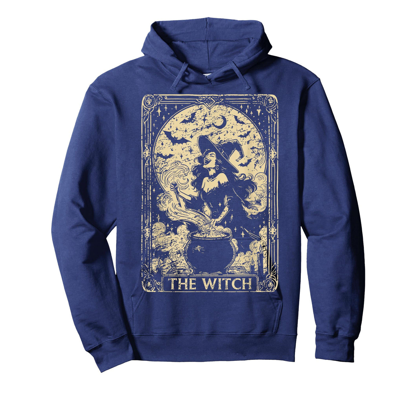 The Witch Tarot Card Halloween Vintage Gothic Men Women Kids T-Shirt